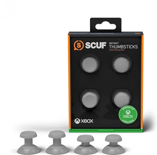 SCUF Controller für Xbox One, Xbox One SCUF Game Controller, Dual Vibration Joystick Ergonomie Gamepad mit 3.5mm Audio Jack Joypad-X086 504-601-01-012-NA Hellgrau