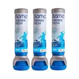 Bama Trainer Fresh Schuh Deo Set (3 x 100ml) – hygienische, antibakterielle Frische, transparentes Schuhspray für Sport-, Arbeits- und Freizeitschuhe