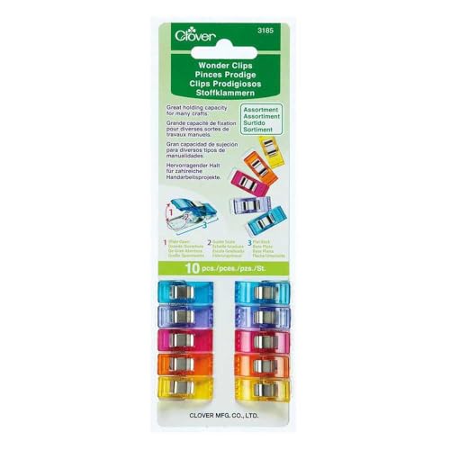 Wonder Clips-Assorted Colors 10/Pkg