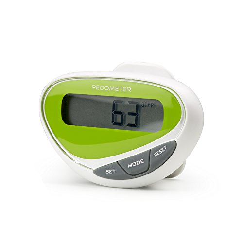 Incutex Schrittzähler Pedometer mit LCD Display tragbarer Stepcounter Kalorienmesser Entfernungsmesser ideal für Sportler