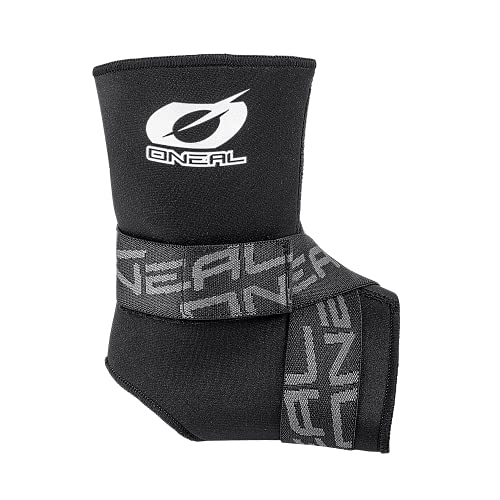 O'NEAL | Motocross-Protektor | MX MTB Mountainbike Enduro Motorrad | Knöchelstütze aus Neopren, Am linken & rechten Knöchel tragbar | Ankle Stabilizer | Erwachsene | Schwarz | Größe XL