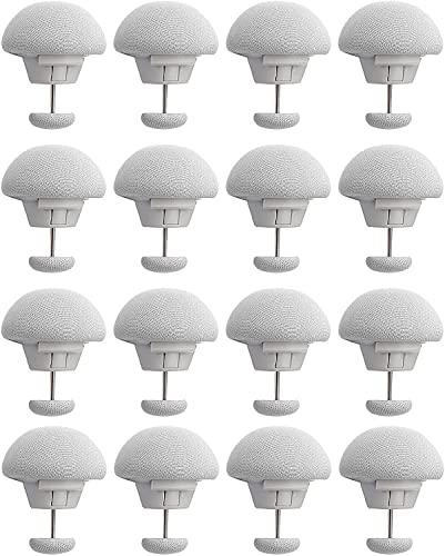 Amtake Bettdeckenhalter 16 Stück Bettdeckenbezug Klammer Bettdecken Clips Bettdeckenhalter Quilt Fixer Duvet Cover Clips Bettdecke Pins Pilzbefestigungsclip mit Knopf…
