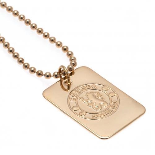 Chelsea F.C. Gold Plated Dog Tag & Chain by Chelsea F.C.