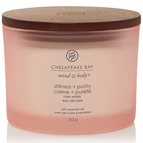 Chesapeake Bay Duftkerze | Stillness + Purity Aromatherapie Kerze, 3-Docht-Tumbler | Brenndauer: bis zu 24 Stunden | Mind & Body Kollektion