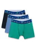 Sanetta Jungen-Hipshorts (Dreierpack) grün | Hochwertige und nachhaltige Unterhose für Jungen aus Bio-Baumwoll-Mix. Inhalt: 3er Set Unterwäsche für Jungen 104