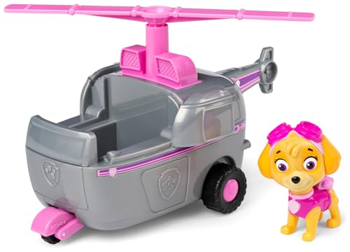 Paw Patrol, Helikopter mit Skye-Figur (Sustainable Basic Vehicle/Basis Fahrzeug), Spielzeug für Kinder ab 3 Jahren