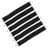 Integrieren Sie dieses zuverlässige 6-teilige Gurtsystem in jede Art von Sonnenliege oder Bungee-Sitz (schwarz)