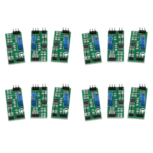 12 StüCke LM393 3,5-24V Spannungs Komparator mit LED Anzeige Analoge Komparator Steuerung mit Pegel Ausgang
