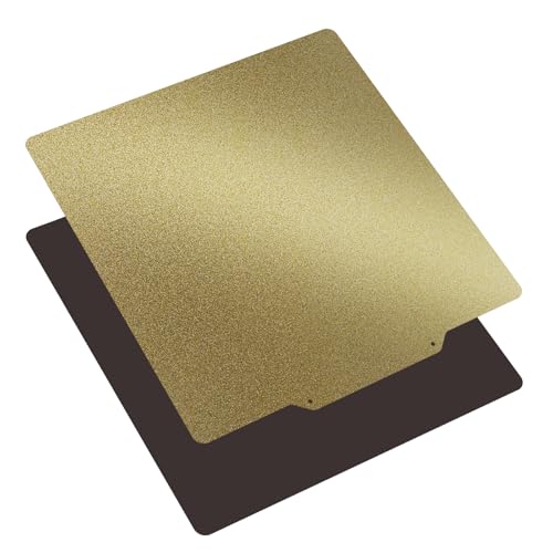 TIOPY Doppelseitig Strukturiertes PEI Druckplatte 235x235 mm, 3D Drucker Flexibles PEI Blatt, Magnetische Bauplatte mit Klebebett für Ender 3/Ender 3 Pro/Ender 3 V2/Neptune 3 Pro/4/Sovol SV05