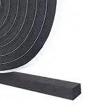 Storystore Dichtungsband Selbstklebend, Schaumstoff Dichtungsband 12 mm(B) x12 mm(D), Moosgummi selbstklebend für Tür Fenster, türdichtung, wetterfest, Anti-Kollision, Schalldämmung, Gesamtlänge 4 m