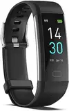 Septoui Fitness-Tracker Pulsuhr Blutdruck SpO2 Fitnessuhr IP68 Wasserdicht, 16 Sportmodi Schrittzähler Kalorienzähler Schlaf Tracker Aktivitätstracker Damen Herren Kinder Smartwatch Android iOS