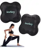 heuchaey Kniekissen Yoga 2 STK,Yoga-Knie-Pad,rutschfest Yoga Knie Padmatte,geeignet für Yoga 20 * 20cm,Pilates,Sport,Unterstützung für Knie,Handgelenke,Knöchel,Verschleißfesteschützt die Knie