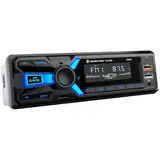 RDS Autoradio Bluetooth, Wistrue Autoradio mit Typ-C-Ladeanschluss FM/AM 1DIN Autoradio mit Bluetooth Freisprecheinrichtung /2 USB/MP3 Player/AUX/SD/Kompatibel mit iOS und Android