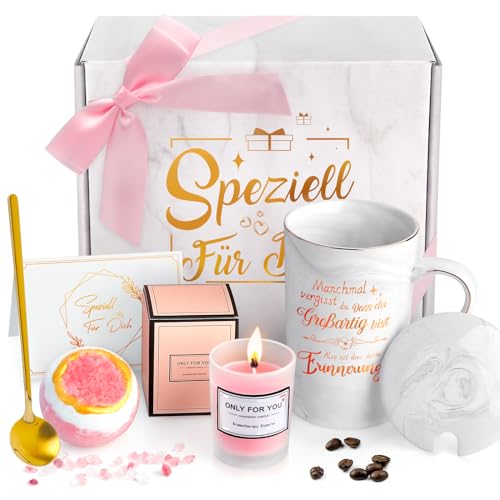 Geschenke für Frauen, Geburtstagsgeschenk für Frauen, Geschenke für Frauen Weihnachten, Valentinstag Becher Geschenk für Sie, Geschenke Tasse zum Muttertag, Geschenk beste Freundin, Mama - Grau