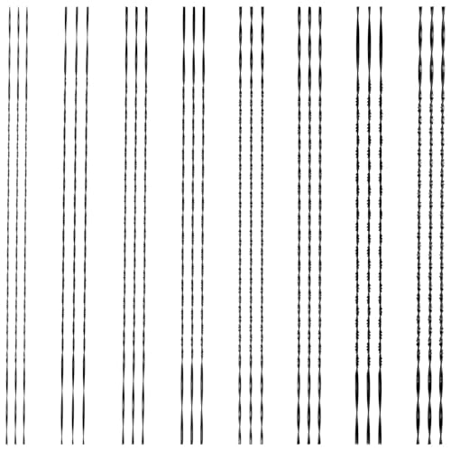 24 Stück Laubsägeblatt 130 mm Spirallaubsägeblätter Nr. 1/2/3/4/5/6/7/8 Laubsäge Laubblatt für Holz Kunststoff Metall für alle Pebaro Laubsägen Elektrowerkzeug Zubehör Holzbearbeitung