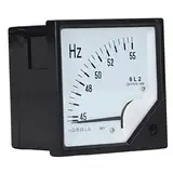 Ausla Square Panel Frequenzmesser, AC 380 V, Ac Analog Voltmeter 45–55 Hz, Square Panel Voltage Meter für Industrielle Steuergeräte