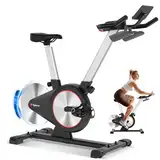 Spearx Ergometer Heimtrainer Fahrrad mit APP, Hometrainer Fahrrad für zuhause