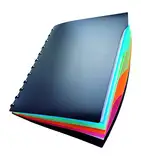 Durable Sichtbuch Duralook Style (inkl. Register und 20 Sichthüllen A4, 257 x 310 mm) schwarz, 243501