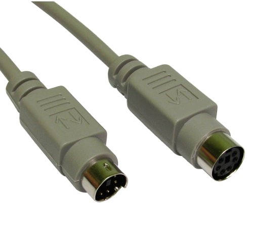 PS/2 Maus Tastatur Verlängerung Kabel 6 Polig Stecker Zum Weiblich Buchse 3 m [3 Meter/3m]