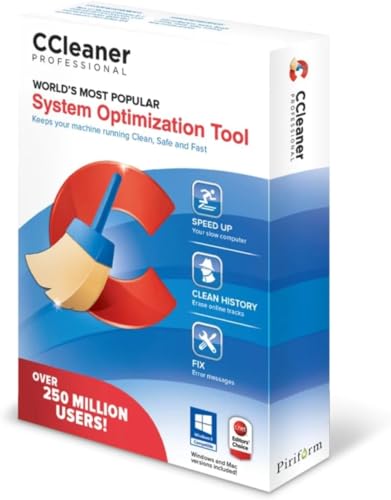 CCleaner Professional Plus I 1 Gerät | (Product Keycard) | Aktivierungscode per Post