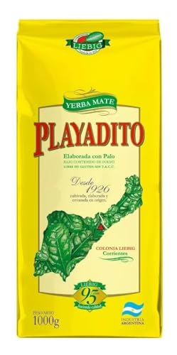 Playadito Yerba Mate Tee 1000g - Antioxidant, Energetisch, Enthält Mineralien und Vitamin B - Aus Argentinien