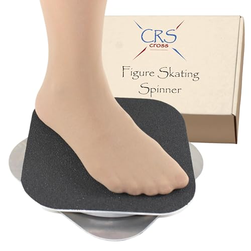 CRS Cross Spinner für Eiskunstlauf - Trainingshilfe für Eiskunstläufer, Gymnastik, Tanz und Ballettpirouette Metall 20,3 cm-Spinning-Trainer. (Spinner)