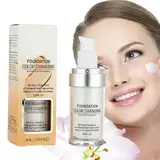 Farbwechsel Grundierung,Farbwechselnde Foundation für reife Haut 30ml Flüssige Grundierung zum Erwärmen der Hautfarbe SPF15 Langanhaltendes Make-up Feuchtigkeitsspendender Concealer