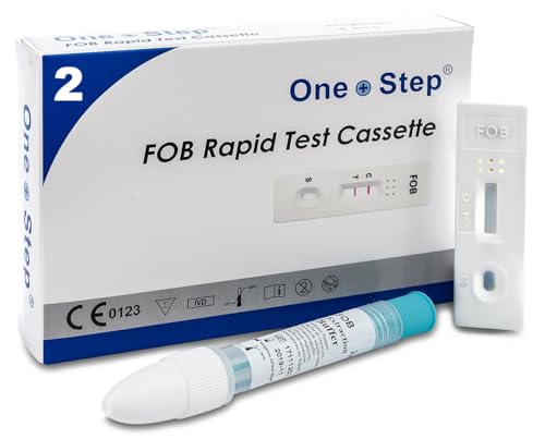 2 x One+Step Darmtest Schnelltest I Komplettes Set zur Früherkennung I FOB Selbsttest für Darmgesundheit I Darmkrebs I Darmbakterien I Darmkur I Darmvorsorge