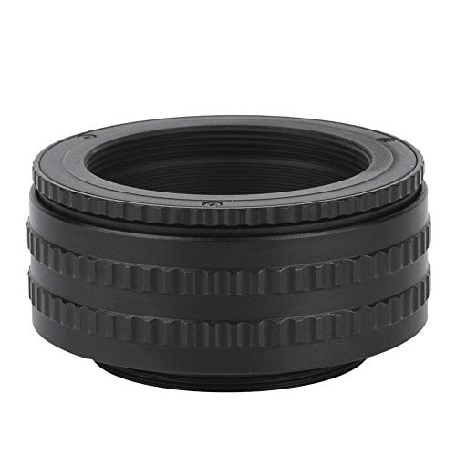 Akozon Helicoid M42, M42 zu Einstellbarem Fokussierendem Helicoid-Objektivadapter Makrotubus M42-Zubehör 25-55 Mm Schwarz