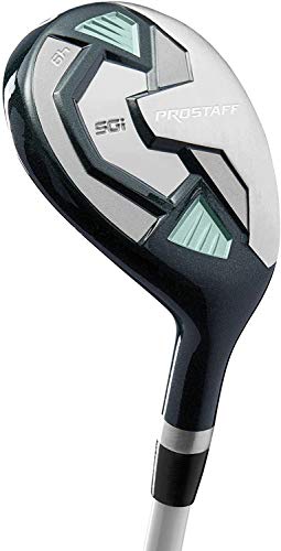 Wilson Staff Golfschläger, Pro Staff SGI Hybrid 6, Für Damen, Für Rechtshänder, Schaft aus Graphit, Silber/Grün, WGD152100