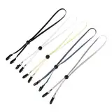 5 Stück Hutband Hut Anti Wind Lanyard Cord Clips Seil Hutband Aussen Hutclip Verstellbare Hutbandclips Hut Halteclip Hutschnur Zum Laufen Winddichte Hutschnurclips Für Golfen Angeln Bootfahren