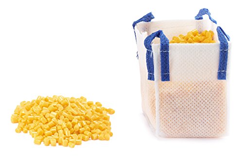 SIKU 5595 - Gelbes Granulat mit Big-Bag, Kunststoff, Vielseitig einsetzbar, 150g Schüttgut, gelb