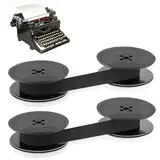 2 Stück Schreibmaschinenband,10M Farbband Schreibmaschine für DIN 2103,DIN 32755 und Andere Alte Schreibmaschinen (Schwarz + Schwarz)