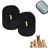 Mizijia Fellmagnet, Fell Magnet Handschuh, Fellmagnet, Katzen/Hunde Handschuhe, Pet Grooming Gloves, Statische Haarentfernungshandschuhe Für Haustier Glattes und Gesundes Fell (2)