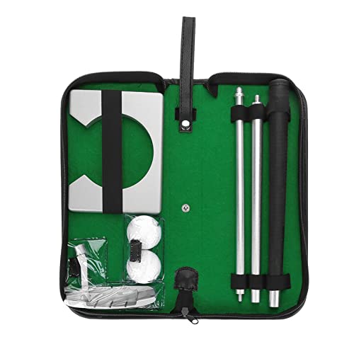 BuyWeek Golf-Putter-Set, Indoor-Golf-Putting-Cup, Golf-Trainingsschläger-Putter-Golfbälle-Set mit Tasche, Golf-Putting-Übungs-Geschenkset