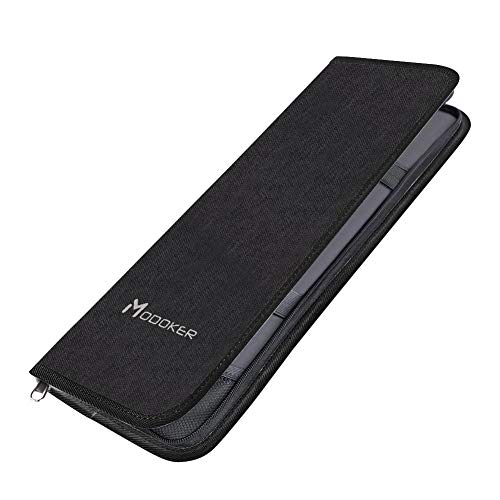 Modoker Herren-Geschenk-Krawattenetui für Reisen, Krawatte, Organizer, Tasche, Aufbewahrung, Manschettenknöpfe und Anzug-Zubehör, Schwarz, one size fit all, Business