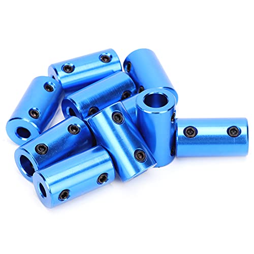 Legierungswelle Kupplung, Welle Kopplung Aluminiumwelle Kopplungsgelenk 10pcs Welle Kupplungsmotor 3D -Druckerteile 5 X 8 Mm Aluminiumlegierungsboot Modell