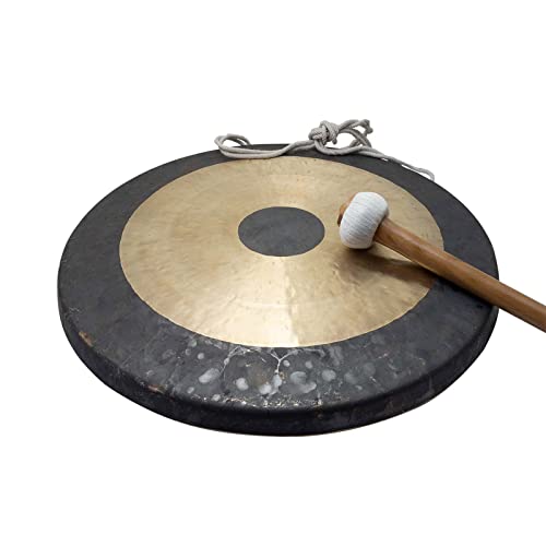 Original Tam Tam Gong/Whood Chau Gong 50 cm, toller Klang, inklusiv Holz-/Baumwollklöppel -7021-