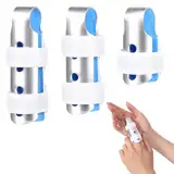 3 Stücke,Fingerschiene,Fingerschiene Ringfinger,Fingerschiene Kleiner Finger,Fingerbandage,Verstellbare Schiene,Fingerlinge Fingerschutz Für Gebrochenen Daumen Oder Arthritischen Triggerzeh