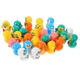 Toyvian 60St Mini-Becher Tierdekoration Desktop-Tumbler-Dekoration Spielzeug für Kinder kinderspielzeug Puzzle Spielzeugset Kleiner Schreibtisch Statue Baby schmücken Plastik