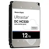 HGST WD Ultrastar DC HC520 HDD | HUH721212ALE601 | 12TB 7200RPM SATA 6Gb/s 256MB Cache 3,5 Zoll | ISE 512e | Helium Data Center interne Festplatte (erneuert)