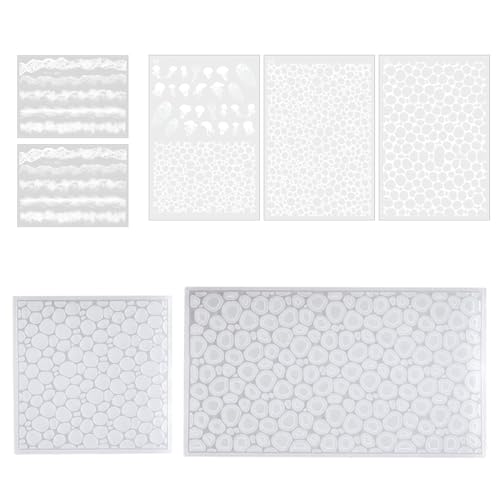 7-teiliges Set, vielseitige Silikon-Gießformen, Wasserdesigns, Themen-Schmuckherstellungswerkzeug