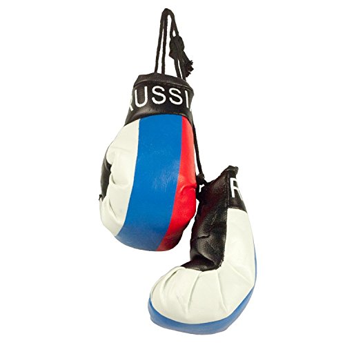 Legro 2 Boxhandschuhe Russia fürs Auto Russland Anhänger