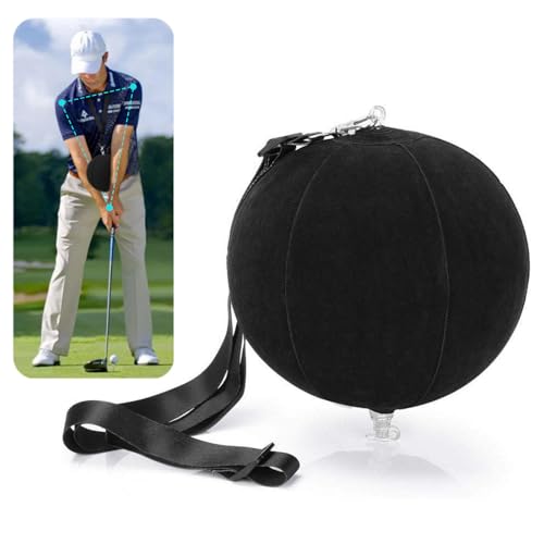 Golf Smart Ball Golf Impact Ball Golf Swing Trainer Hilfe Smart Assist Übungsball Lehren Haltungskorrektur Trainingshilfen Einstellbare Intelligente Armbewegungsführung, Golf-Geschenke für Männer,