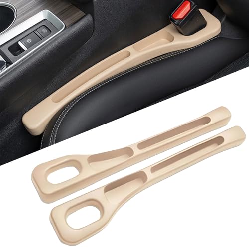 Autositz Spaltfüller,2 Stück Aufbewahrungsbox für Autositze,Universal Autositz Lückenfüller,Autositz Lückenfüller Organizer,Car Seat Gap Filler für Verhinderung des Herunterfallens von Gegenständen