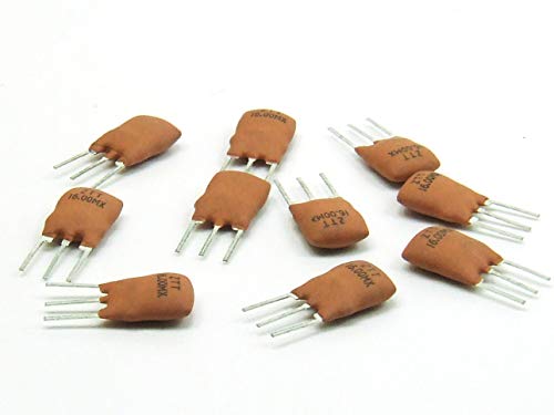 POPESQ® -10 STK./pcs. x Keramik Resonator/Ceramic Resonator 16MHz 3 polig/pins MCU Arduino AVR #A736