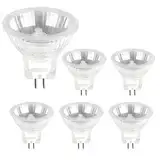 SCNNC Halogen 12v 20w GU4 Leuchtmittel Dimmbar, Reflektor Strahler MR11, 250lm Warmweiß 2700K, Halogen Reflektor GU4 MR11 für Landschaftsbeleuchtung, Einbauleuchten, Schrankbeleuchtung, 6 Stück