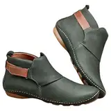 meine bestellungen anzeigen Stiefeletten Damen Unisex Flach Runde Zehe Cowboystiefel Damen Chelsea Mit Rutschfest Sohle Stylisch same day lieferung produkte 1 cent artikel