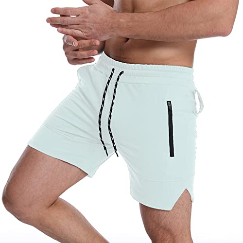 Männer Frühling und Sommer Einfarbig Lose Lässige Street Fitness Krawatte Multi Taschen Outdoor Sports Fünf-Punkte-Hosen Shorts Shorts Herren Style Herren Sweathose Herren Radlerhose Herren Kurze Hose