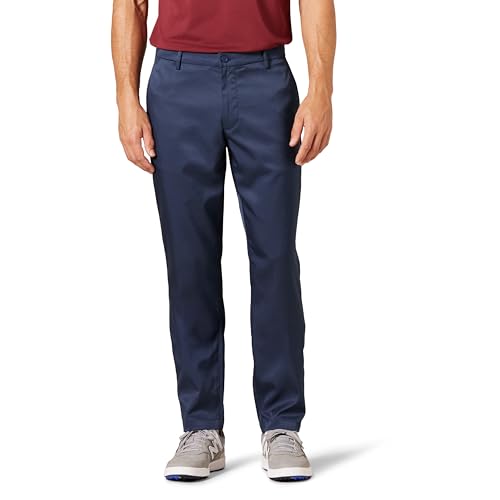 Amazon Essentials Herren Stretch-Golfhose mit sportlicher Passform (erhältlich in Big & Tall), Marineblau, 44W / 30L